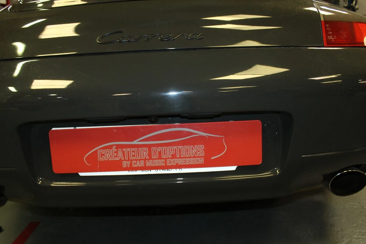 Porsche 996 Carrera cabriolet : Kenwood, BLAM et caméra de recul
