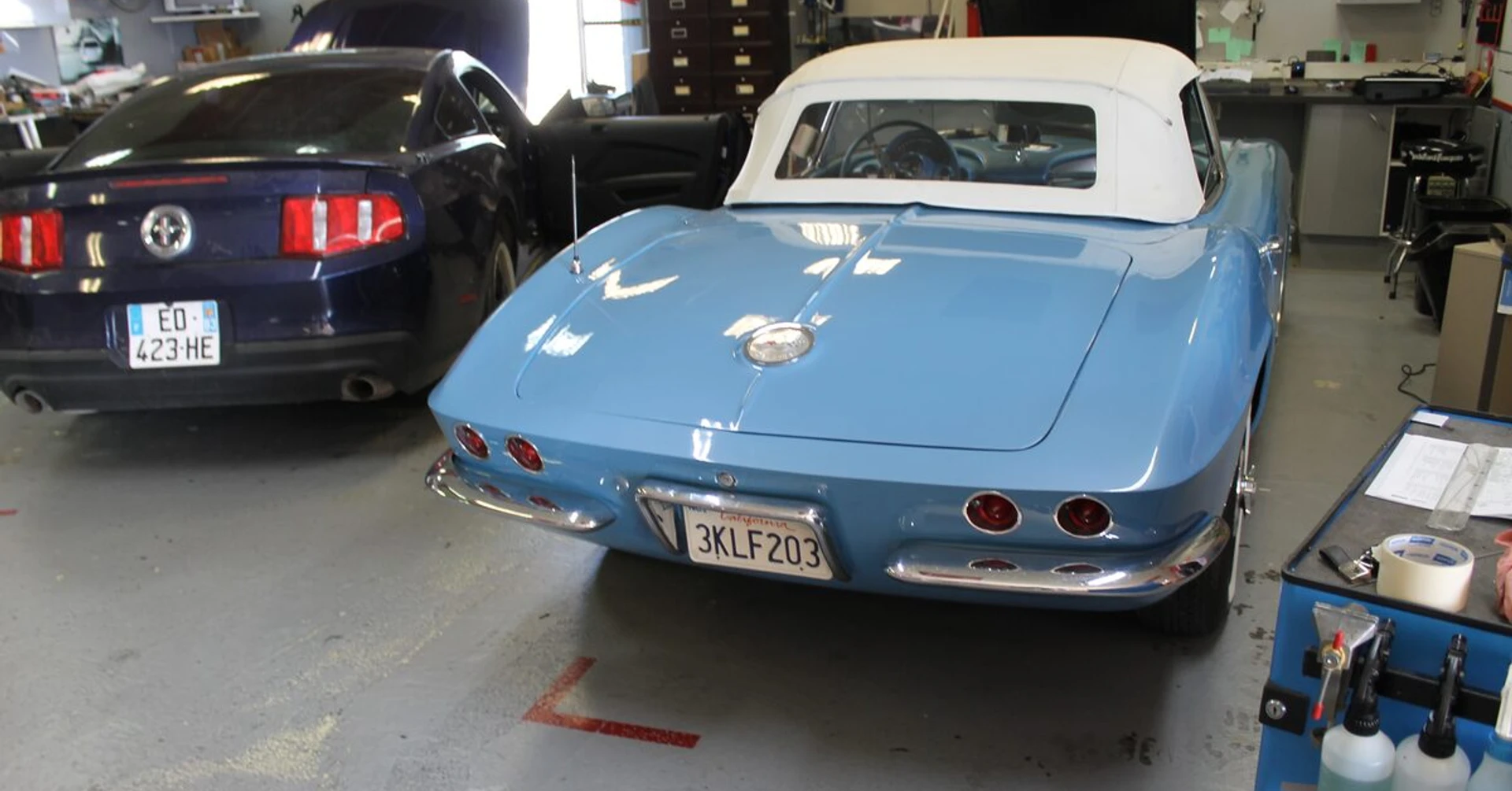 Corvette C1 : réparation du faisceau électrique