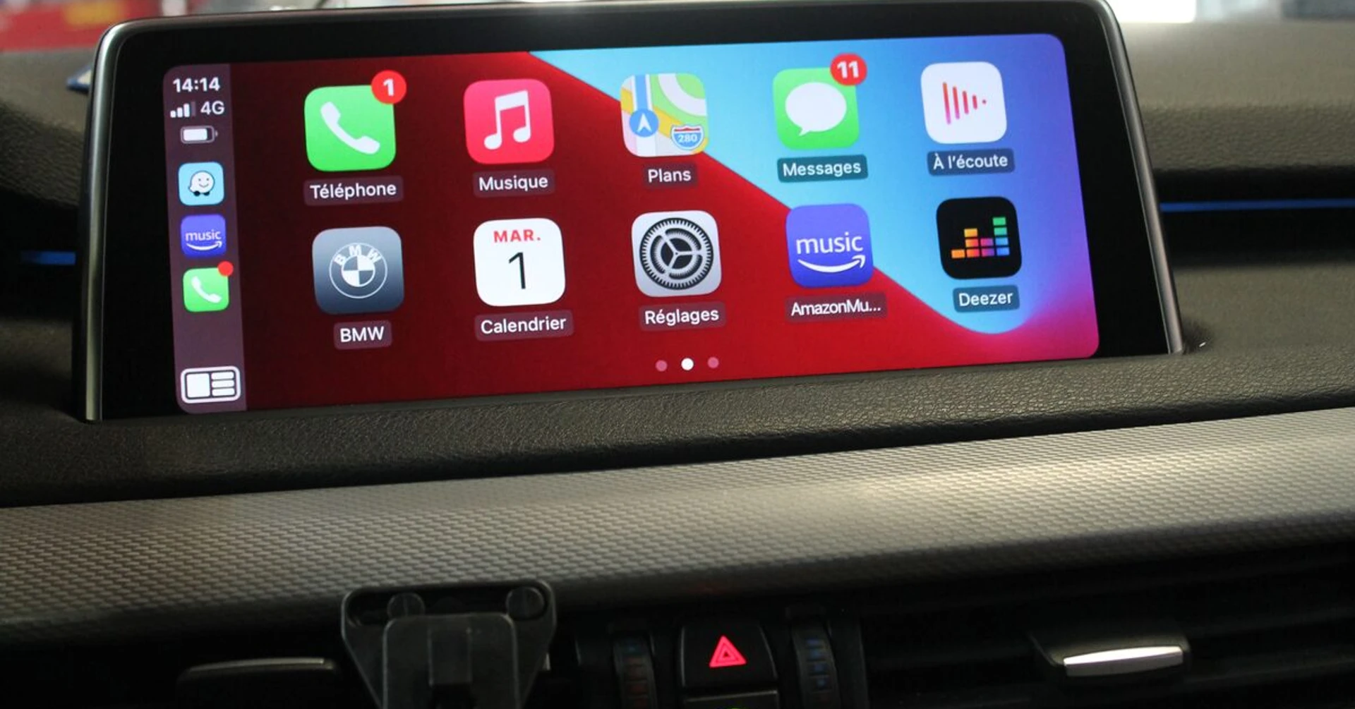 BMW X5 F15 : Apple CarPlay sur l'écran d'origine