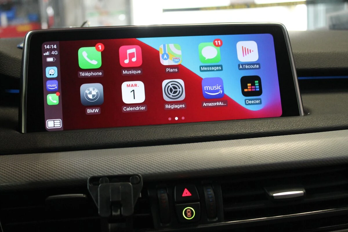 BMW X5 F15 : Apple CarPlay sur l'écran d'origine