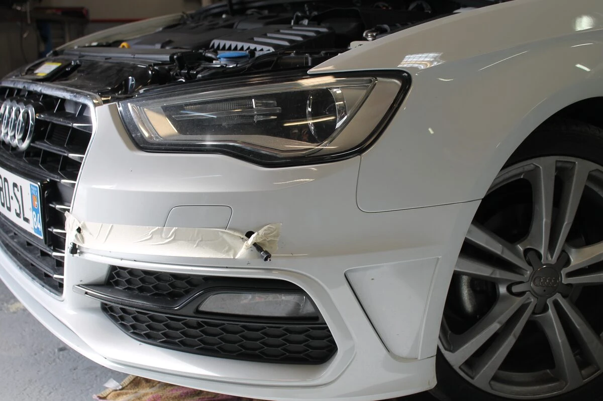 Audi A3 Sportback : radars avant et arrière activés au freinage