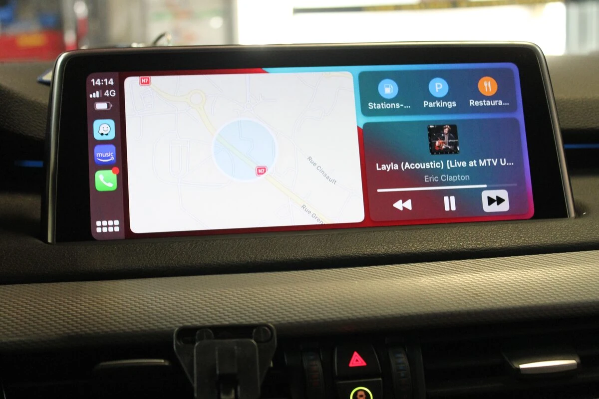 BMW X5 F15 : Apple CarPlay sur l'écran d'origine
