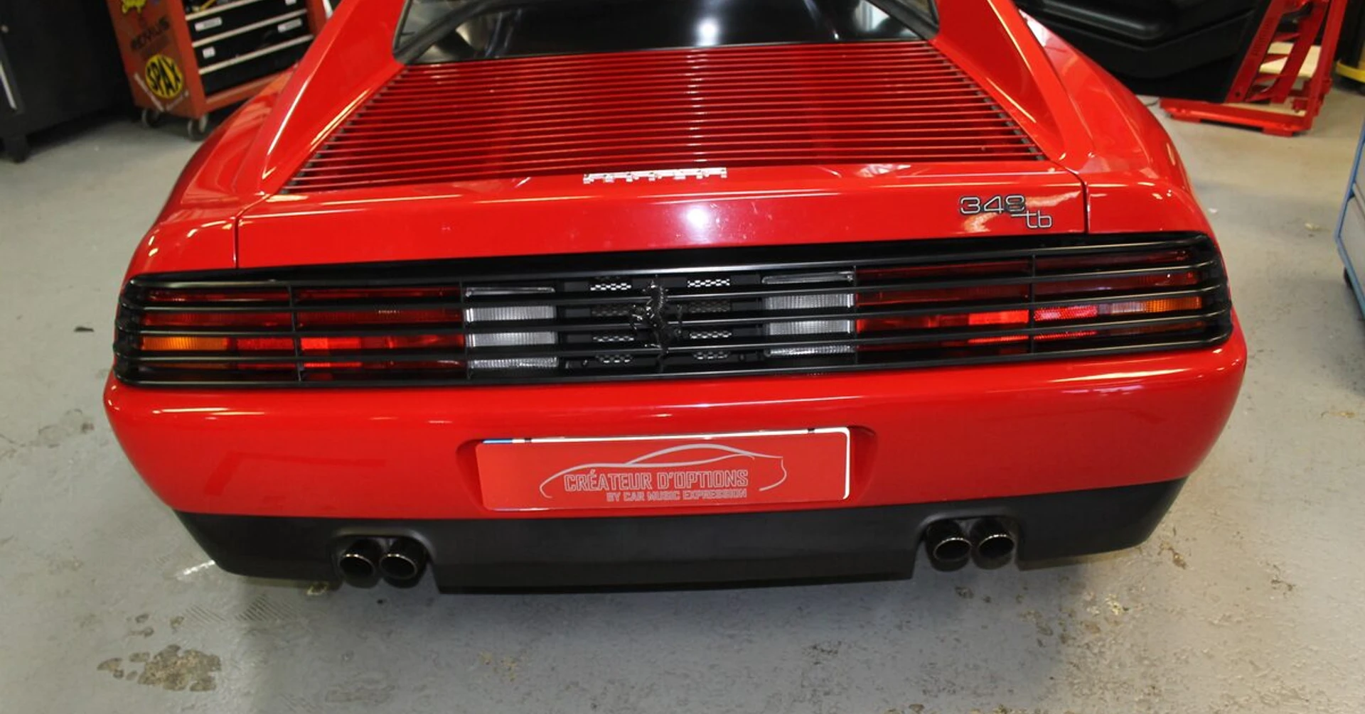 Ferrari 348 : alarme remplacée et verrouillage centralisé