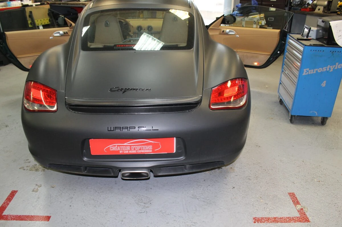 Porsche Cayman : autoradio GPS avec alertes radars