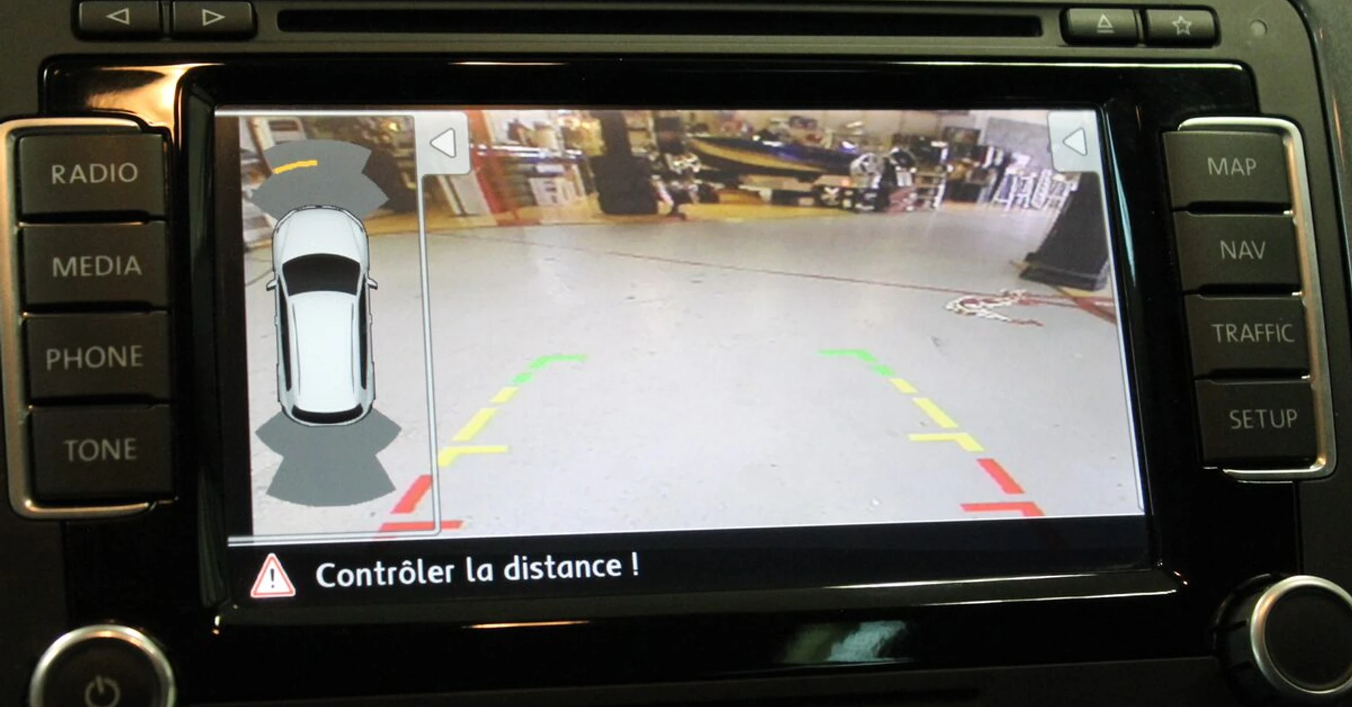 VW Tiguan 2014 : caméra de recul sur écran RNS 315