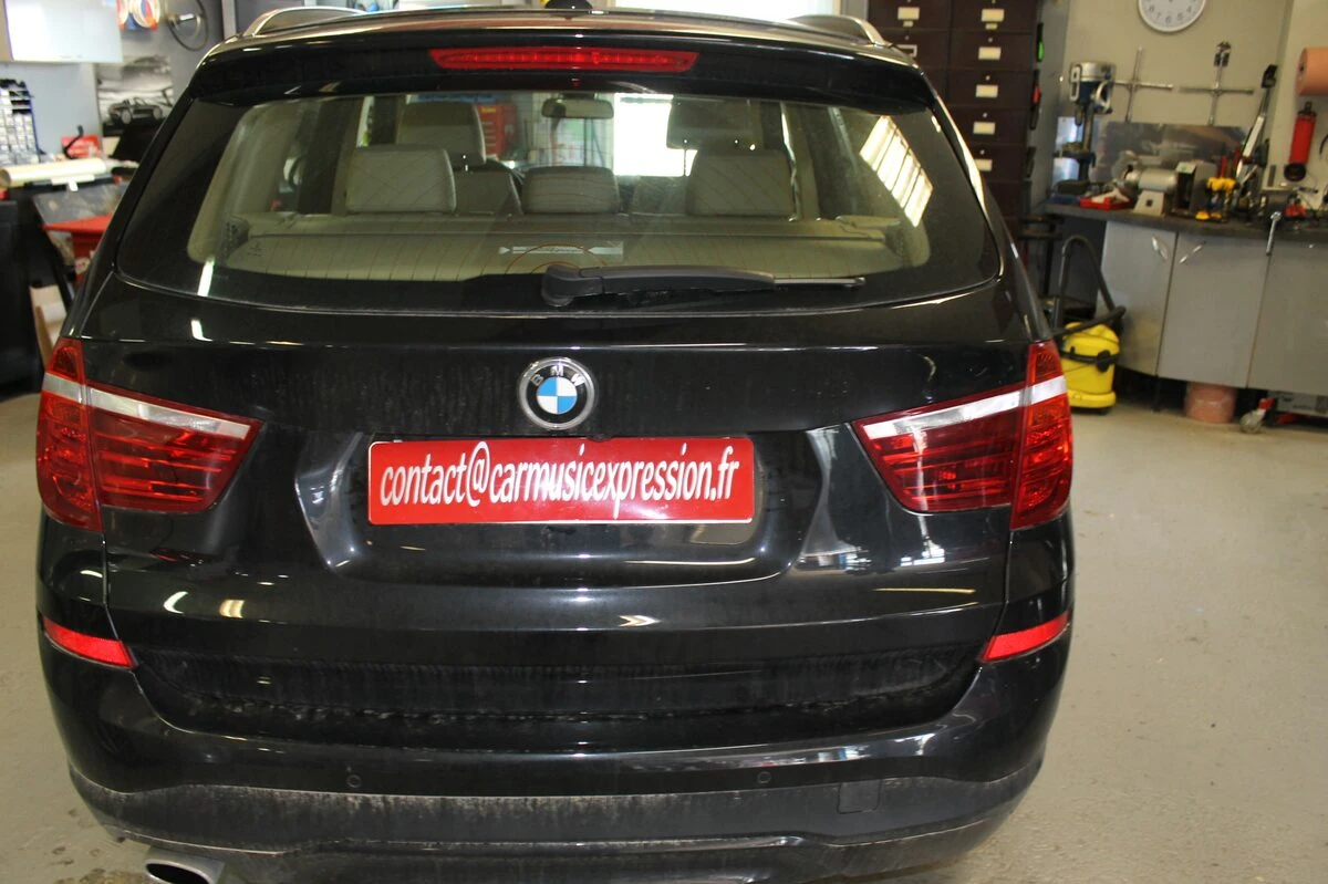 BMW X3 2015 : woofers remplacés et amplificateur Match PP41DSP