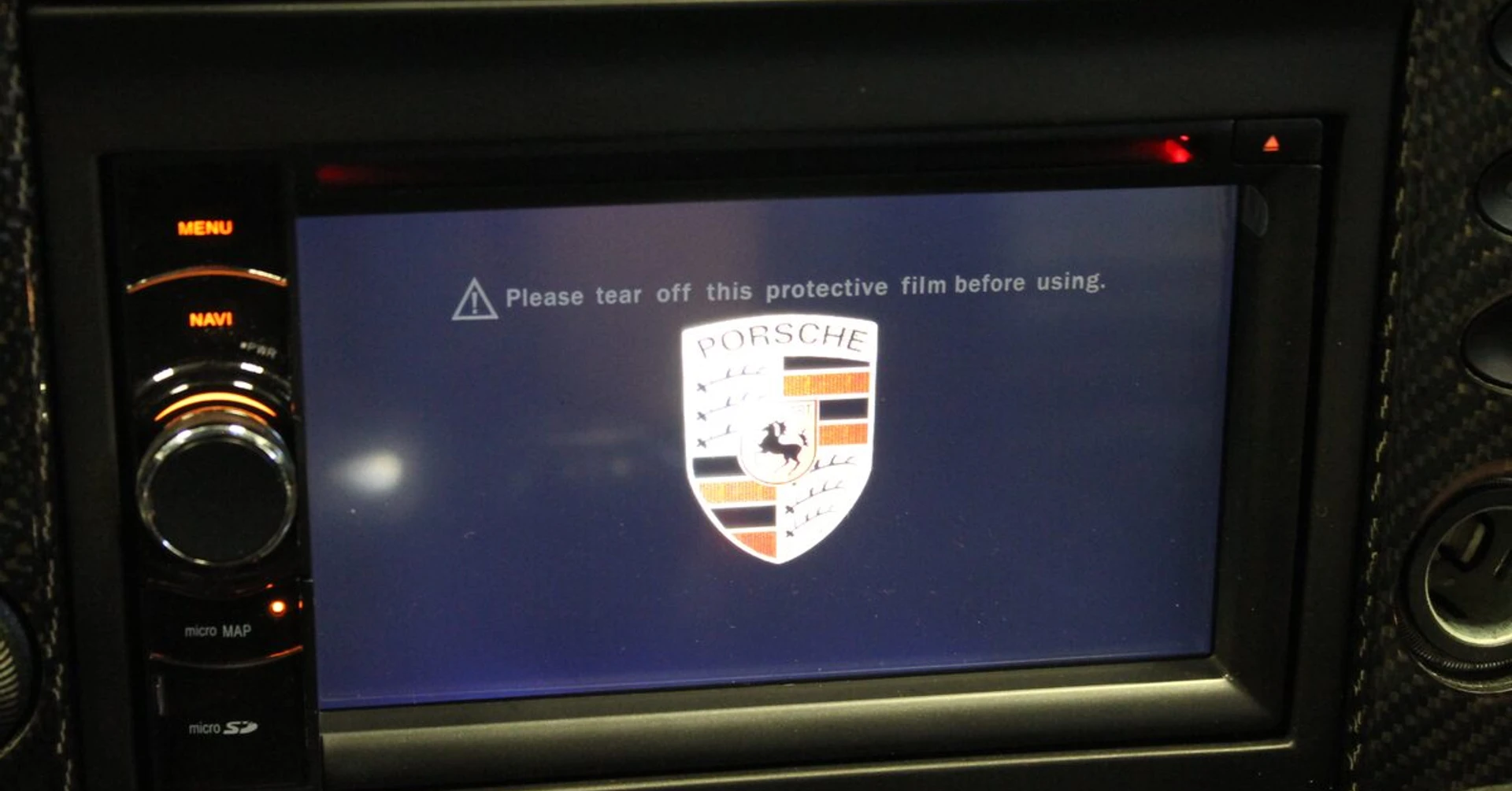 Porsche 996 4S : autoradio GPS compatible Bose