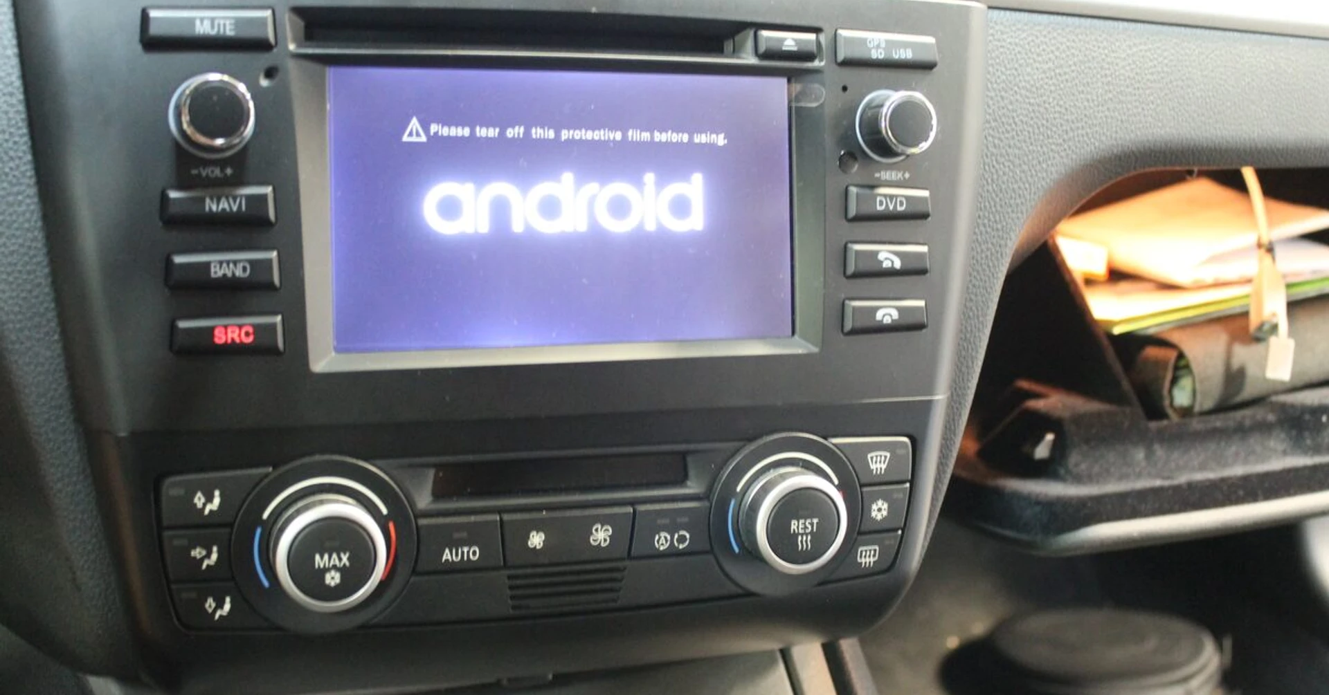 BMW Série 1 : autoradio GPS Android et caméra de recul