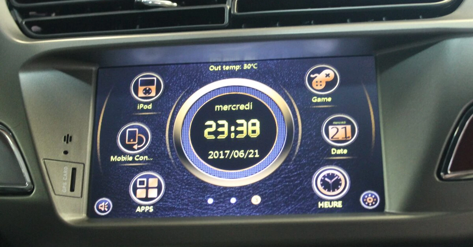 Citroën DS3 : autoradio GPS, USB, carte SD et Bluetooth