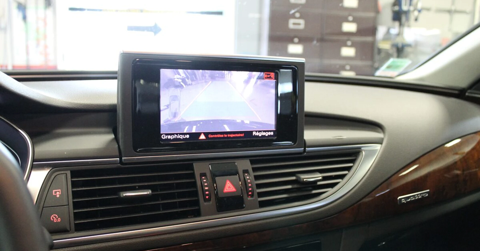 Audi A7 2014 : caméra de recul sur le MMI d'origine