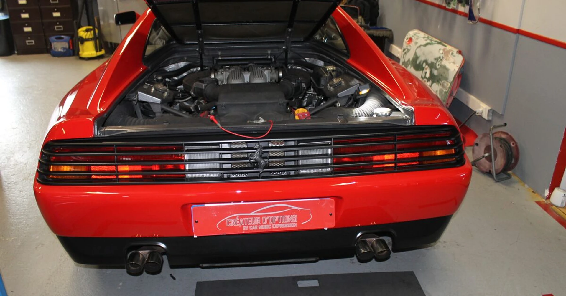 Ferrari 348 : révision électrique et coupe-batterie