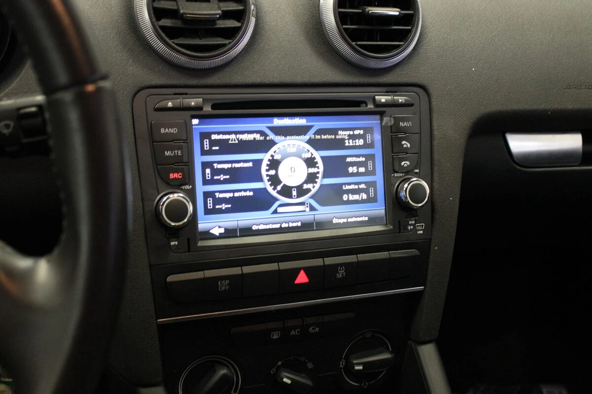 Audi A3 de 2008 : GPS type origine avec DVD et USB