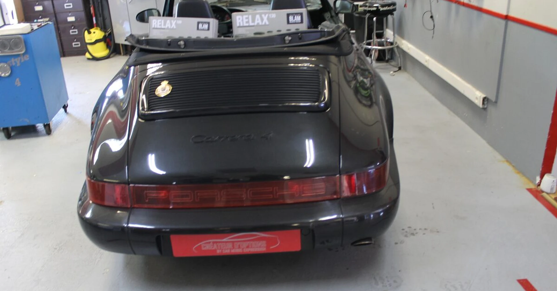 Porsche 964 : nouveaux haut-parleurs BLAM