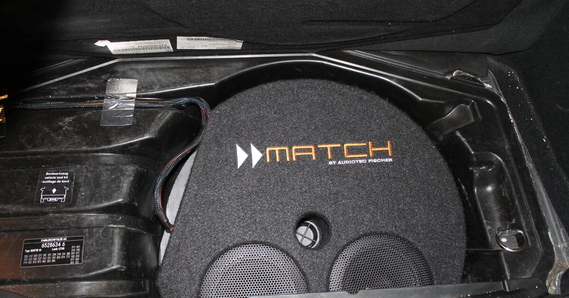 Mercedes C220 : sono façon Bose avec BLAM et Match