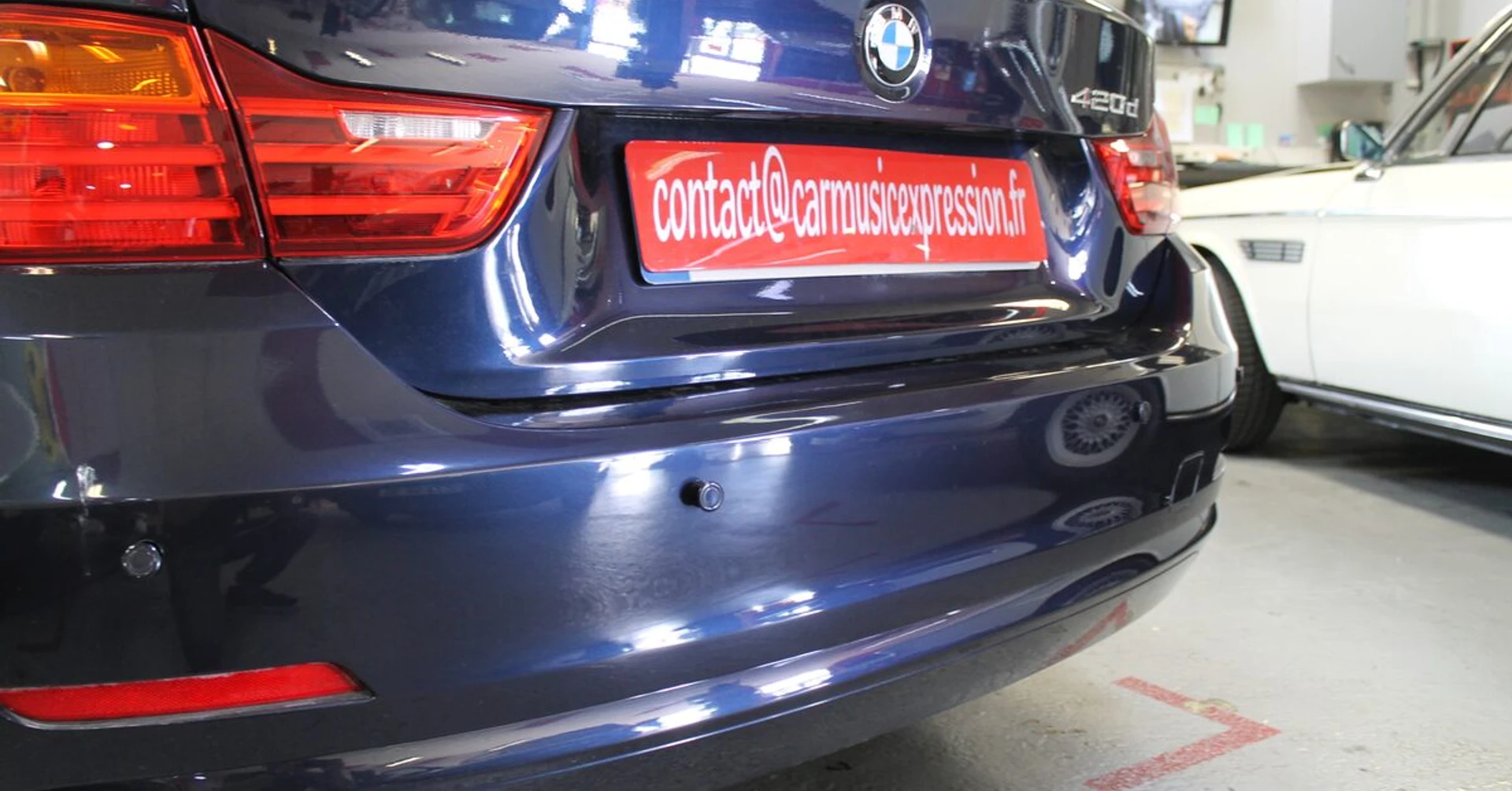 BMW 420d : création de l'aide au stationnement arrière