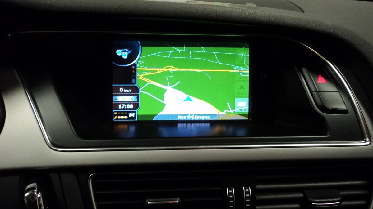 Audi A4 Allroad 2014 : GPS sur l'écran d'origine