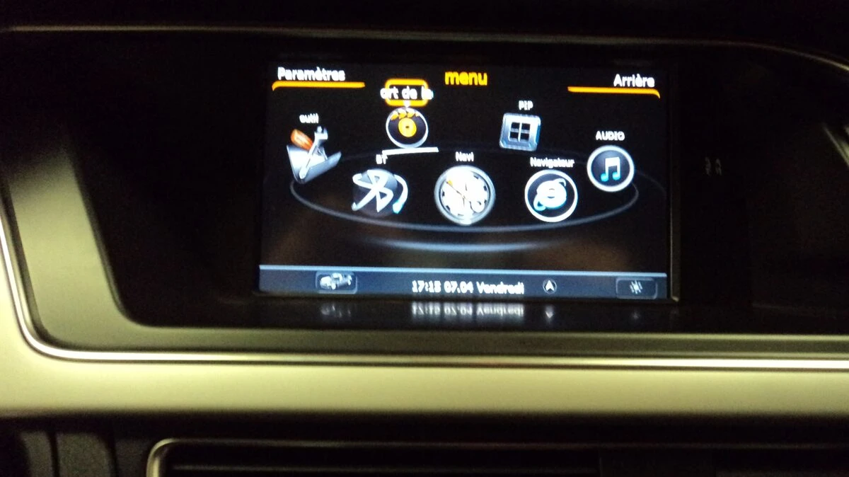 Audi A4 Allroad 2014 : GPS sur l'écran d'origine