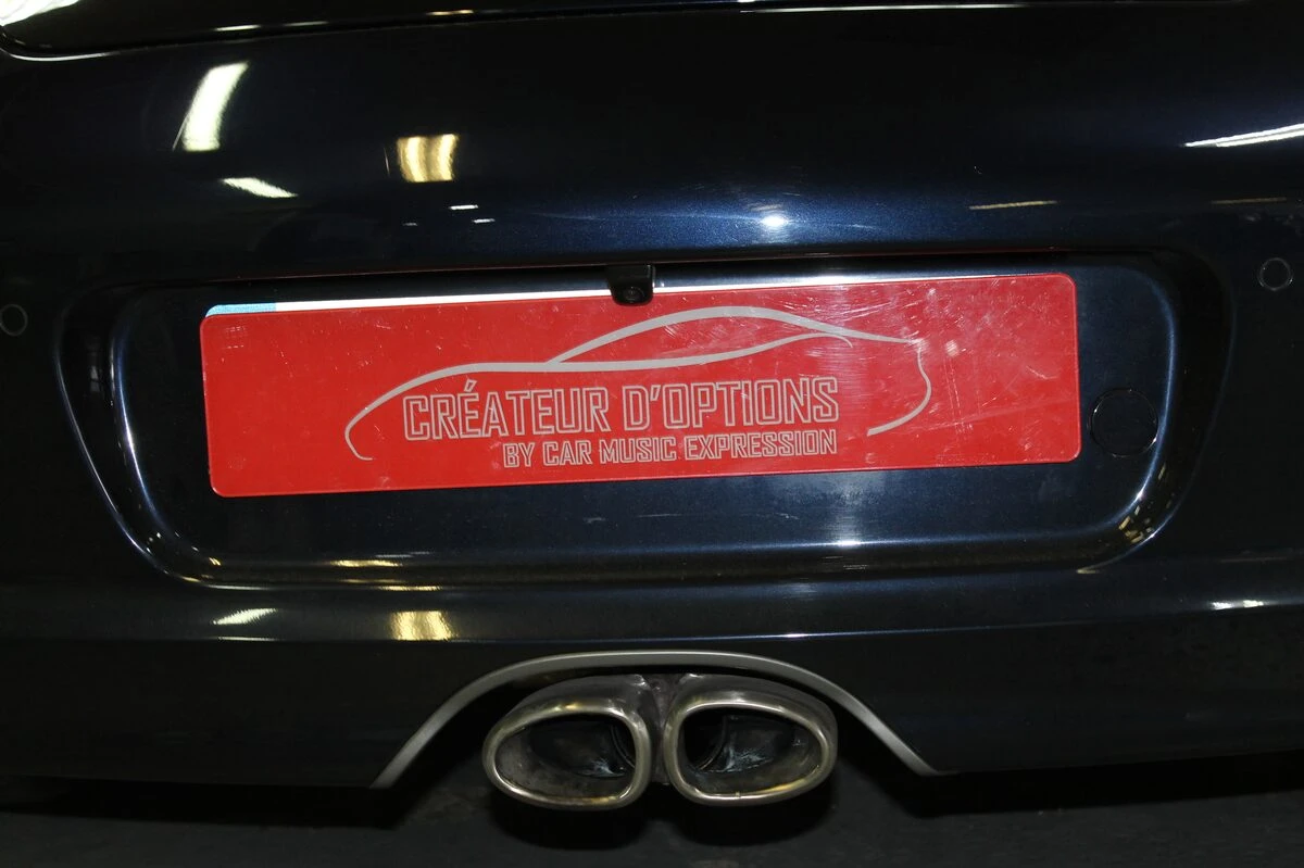 Porsche Boxster : autoradio GPS et caméra de recul