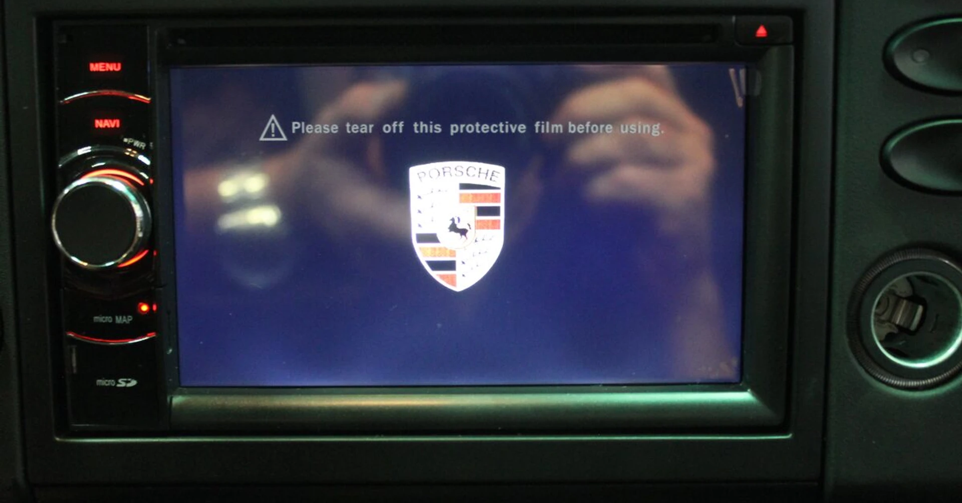 Porsche 996 S : autoradio Android à la place du PCM