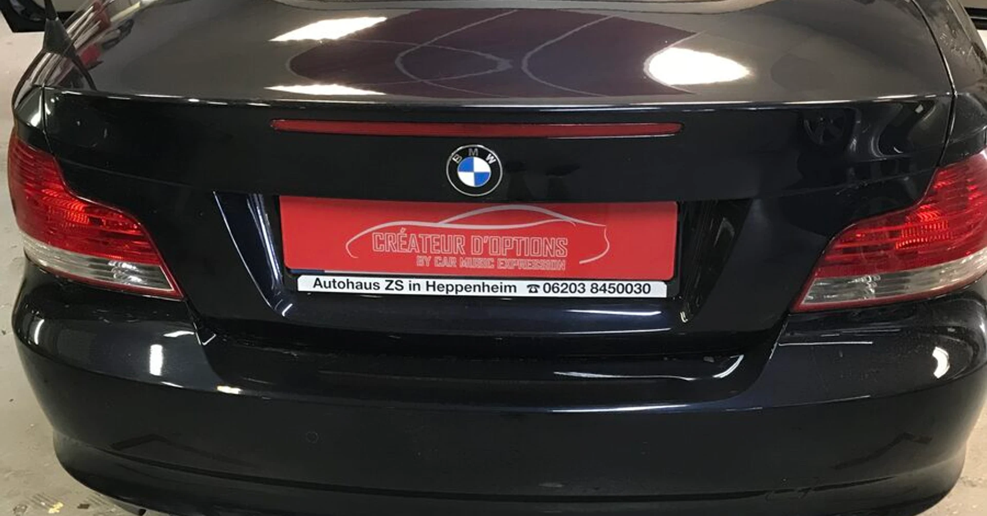 BMW Série 1 Cabriolet : woofers BLAM et GPS Android