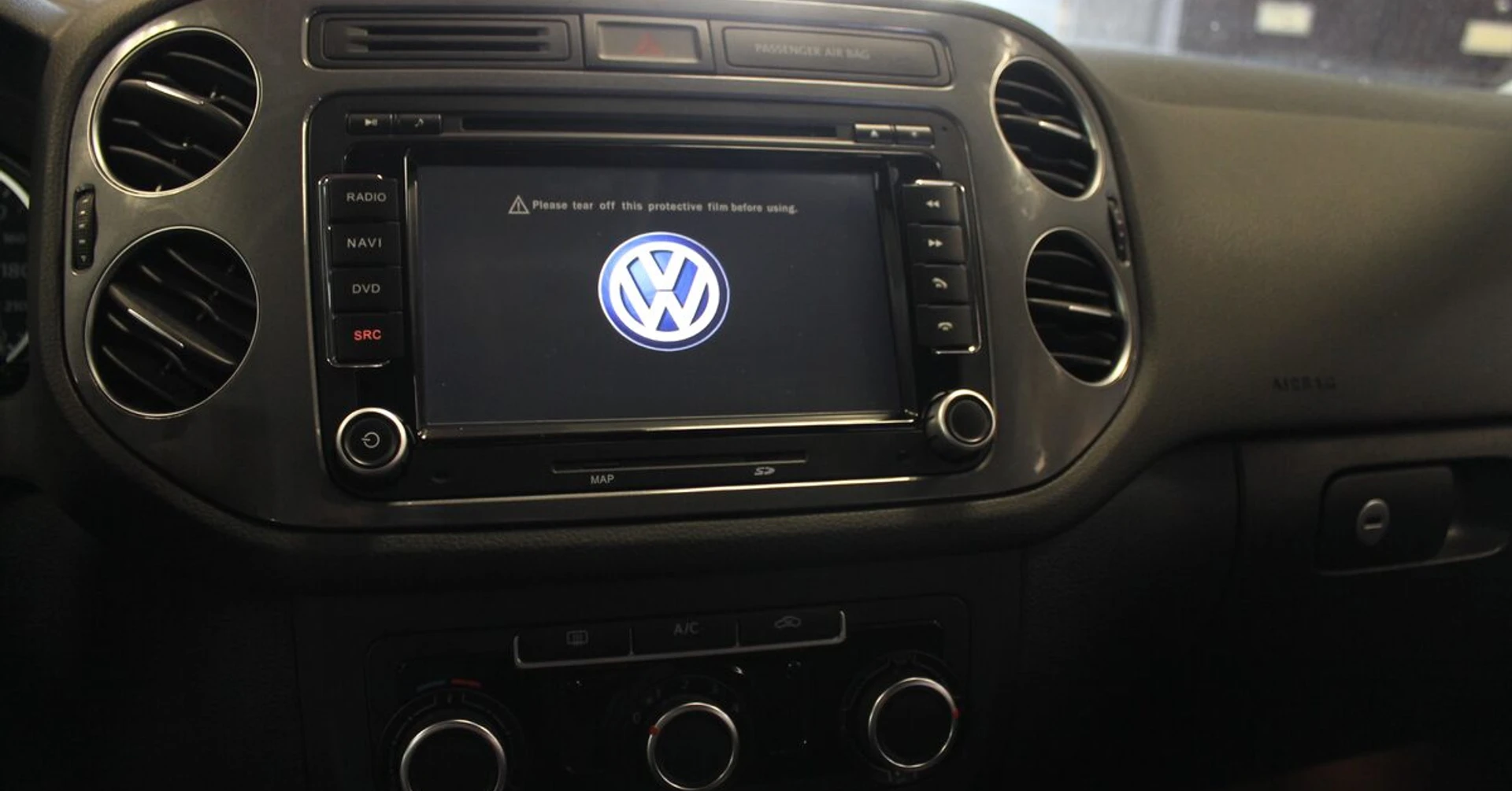 VW Tiguan : autoradio GPS, USB, SD et Bluetooth