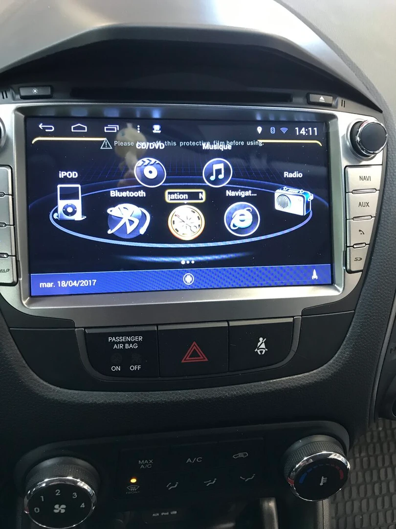 Hyundai ix35 : autoradio GPS Android et caméra de recul