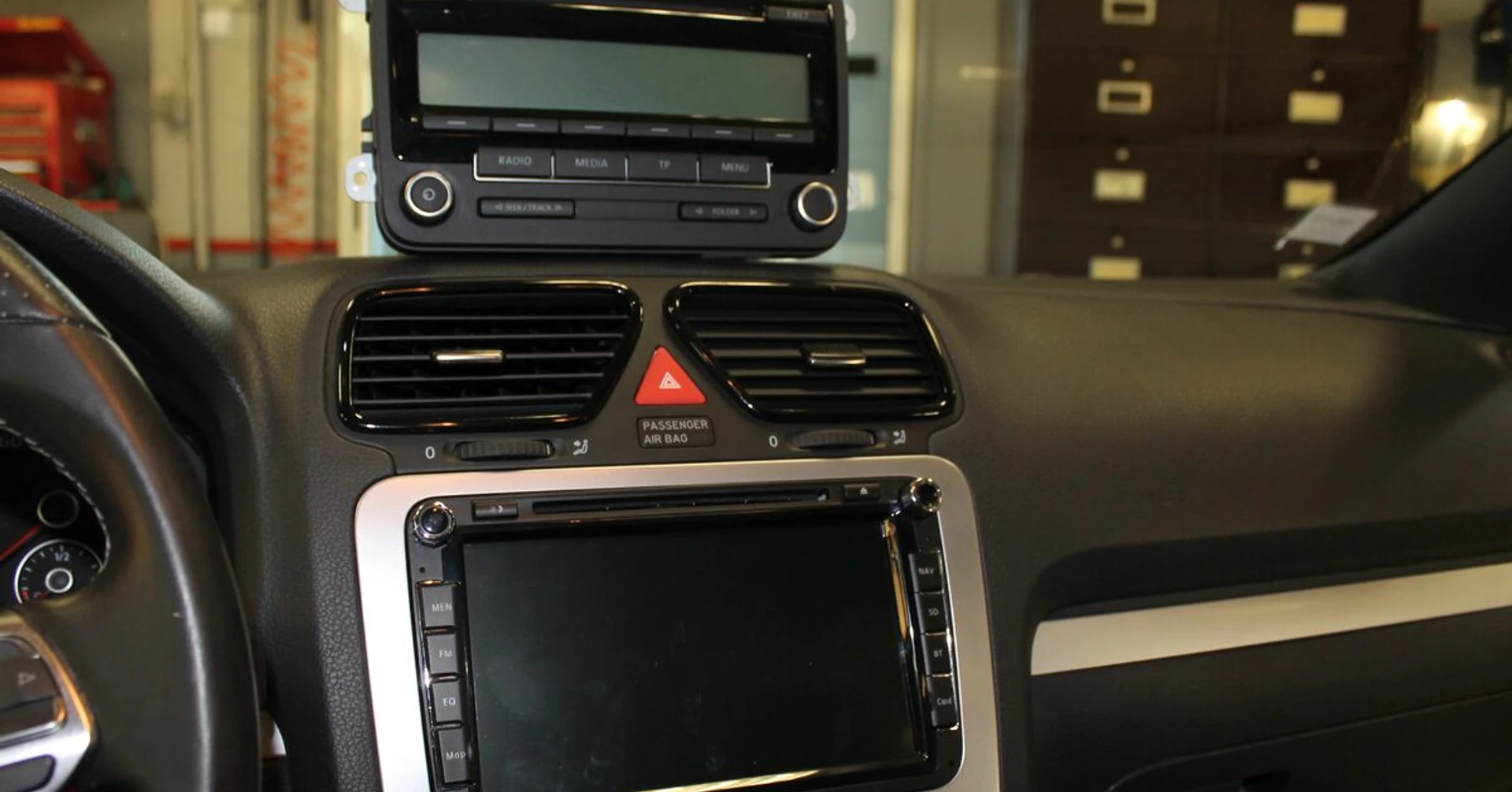 VW Scirocco : autoradio Android GPS et caméra de recul