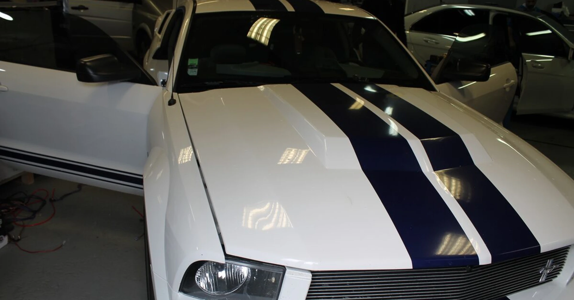 Ford Mustang : début de la sonorisation BLAM et Match