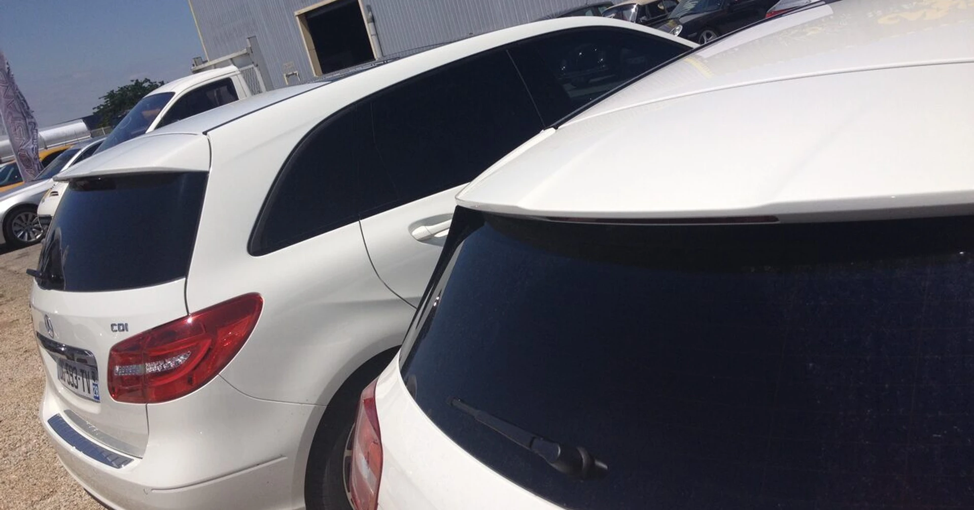 Mercedes Classe B 2014 : pose de vitres teintées