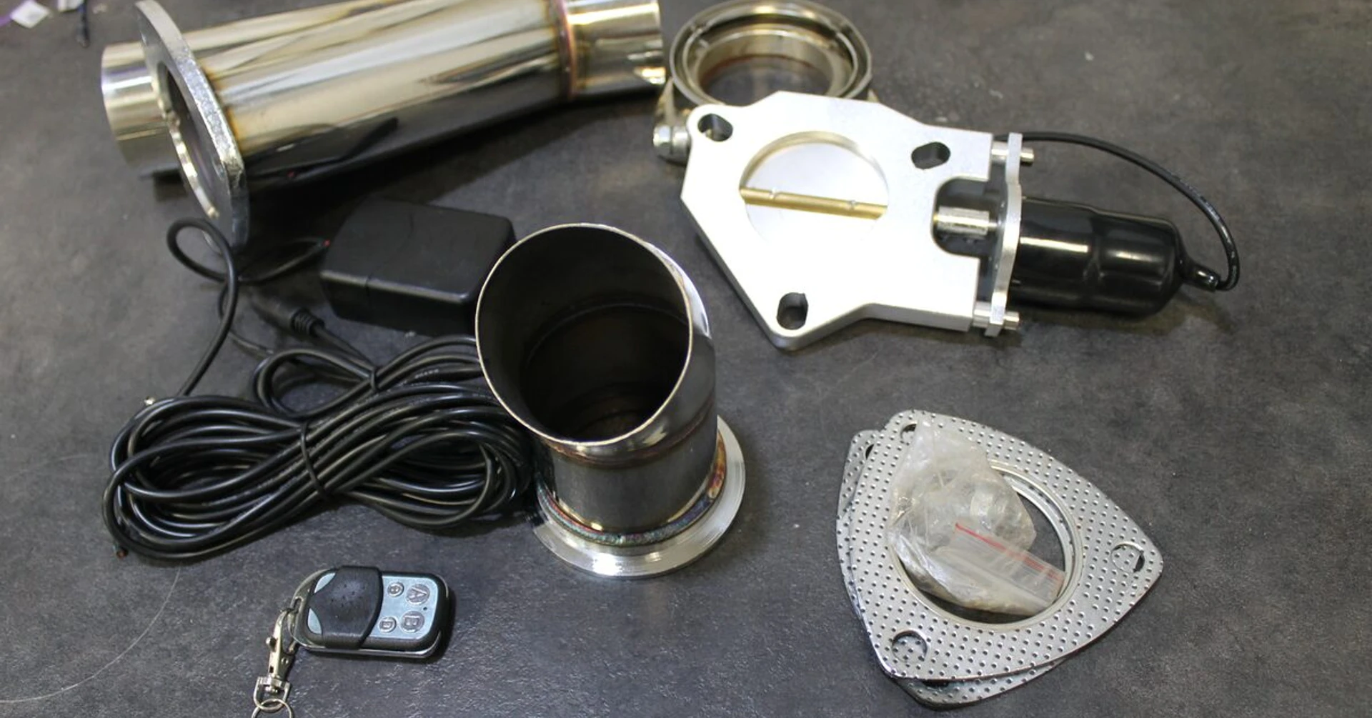 Kit de valves d'échappement électriques télécommandées