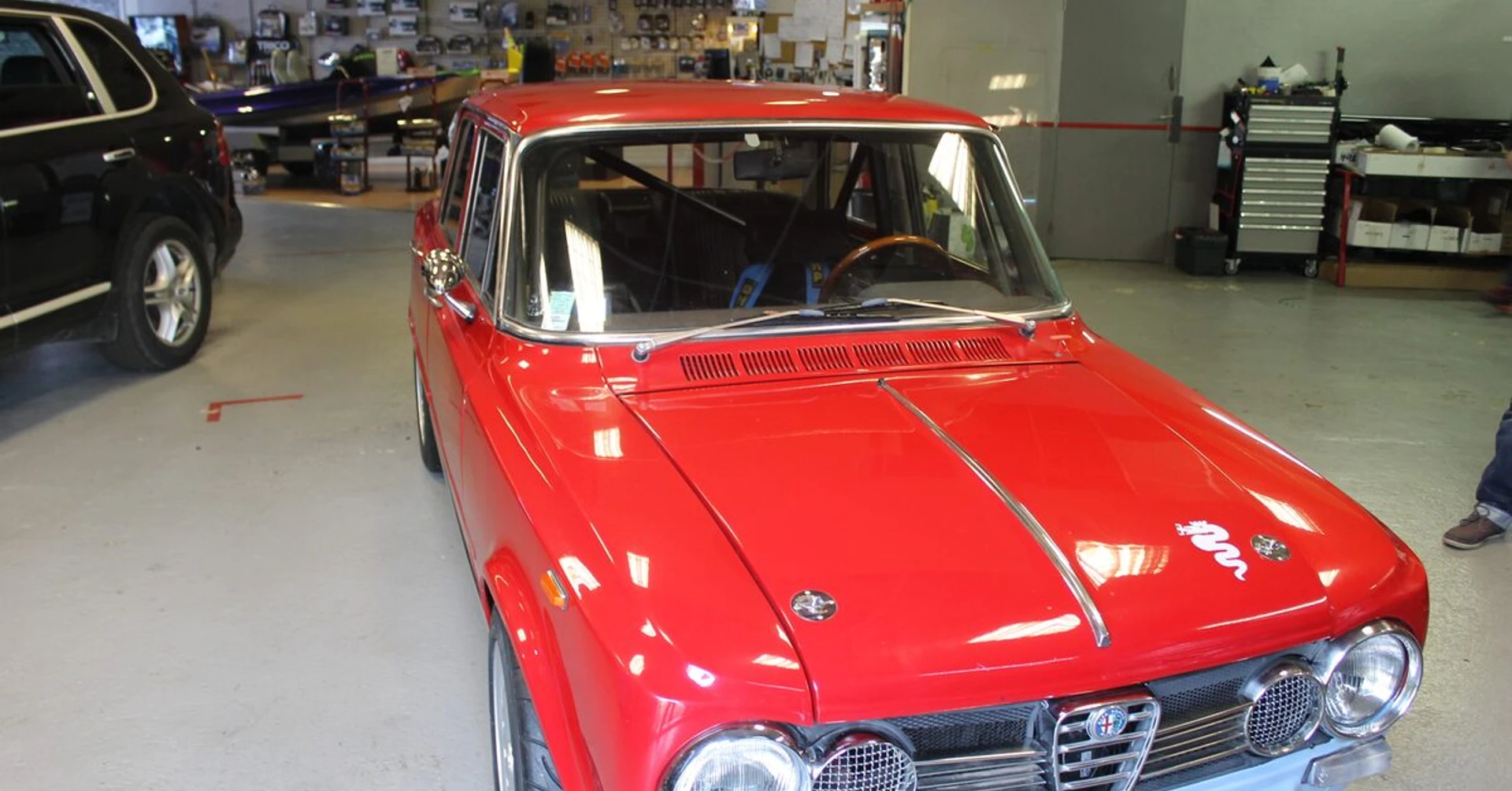 Alfa Romeo Giulia Super : direction assistée et freins