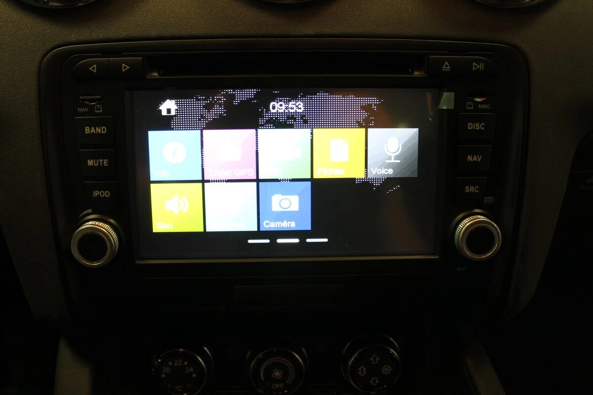 Audi TT Roadster : autoradio GPS avec reprise de toutes les fonctions d'origine