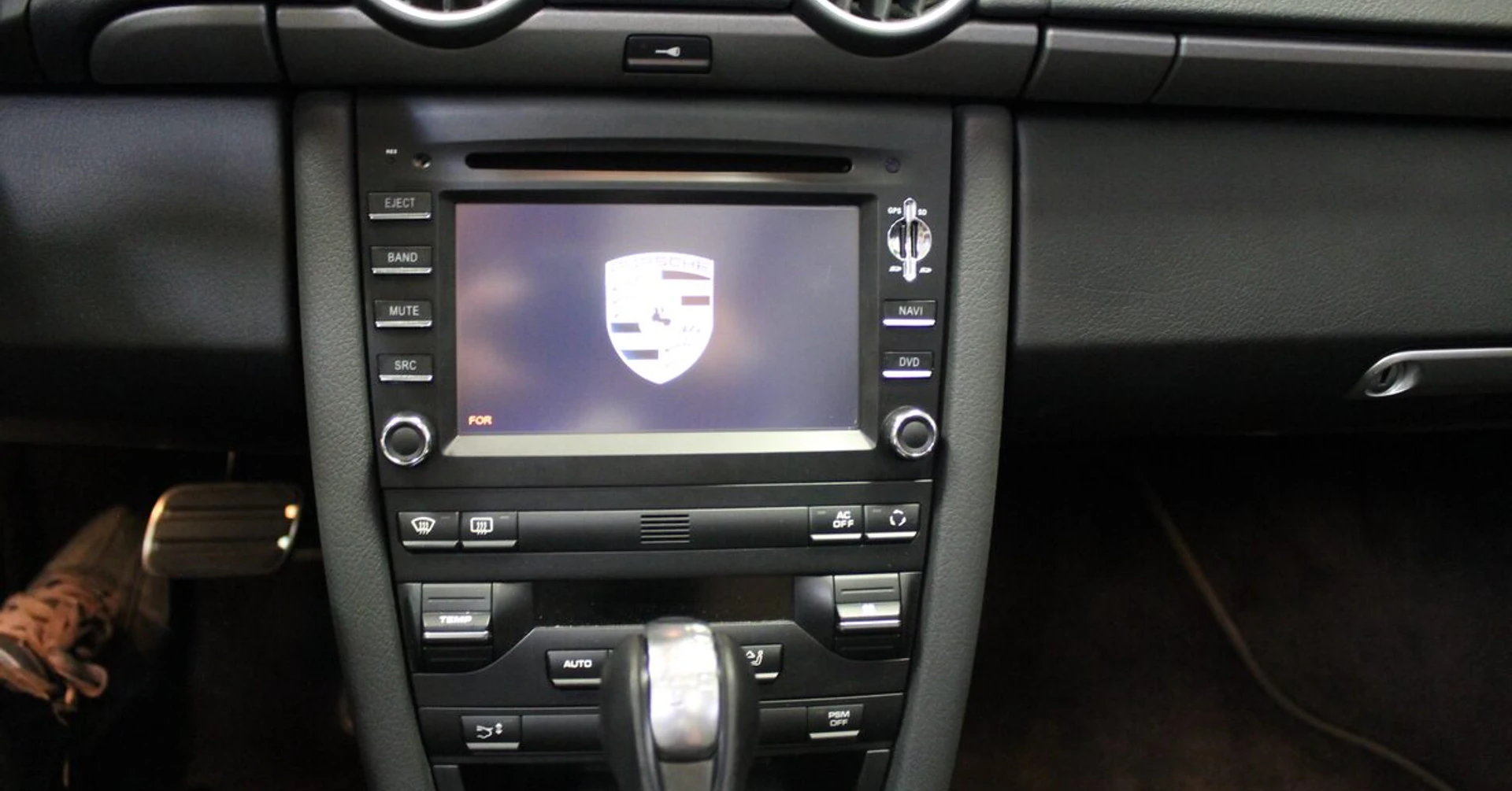 Porsche Boxster : autoradio GPS format d'origine et radars