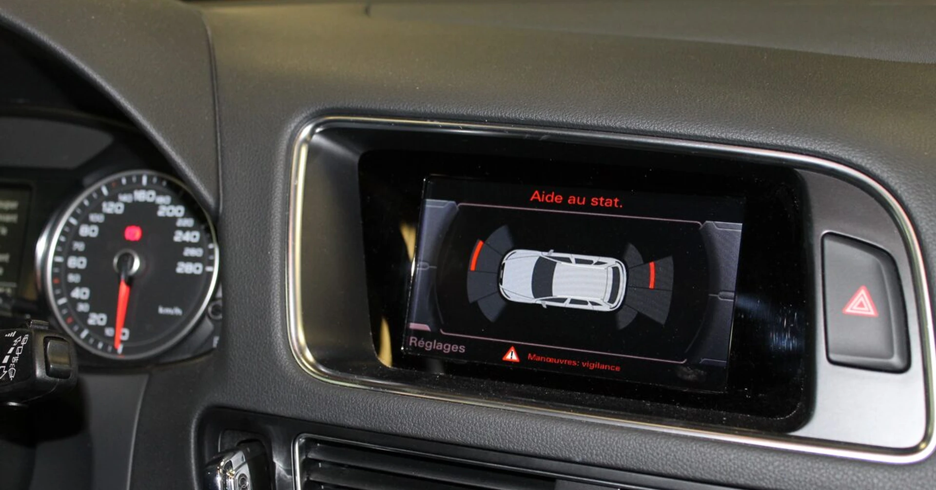 Audi Q5 S line : création de l'aide au stationnement avant