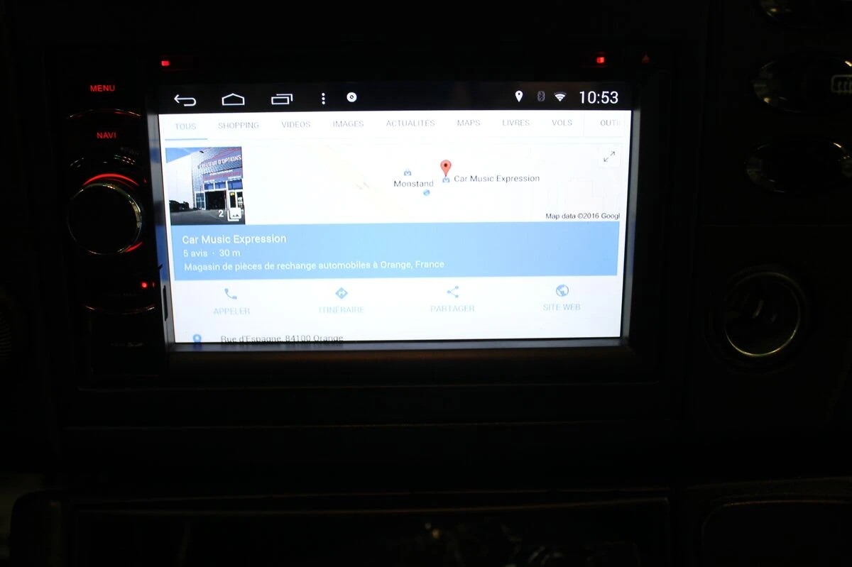 Porsche 996 : autoradio Android, haut-parleurs Match à l'avant et BLAM à l'arrière