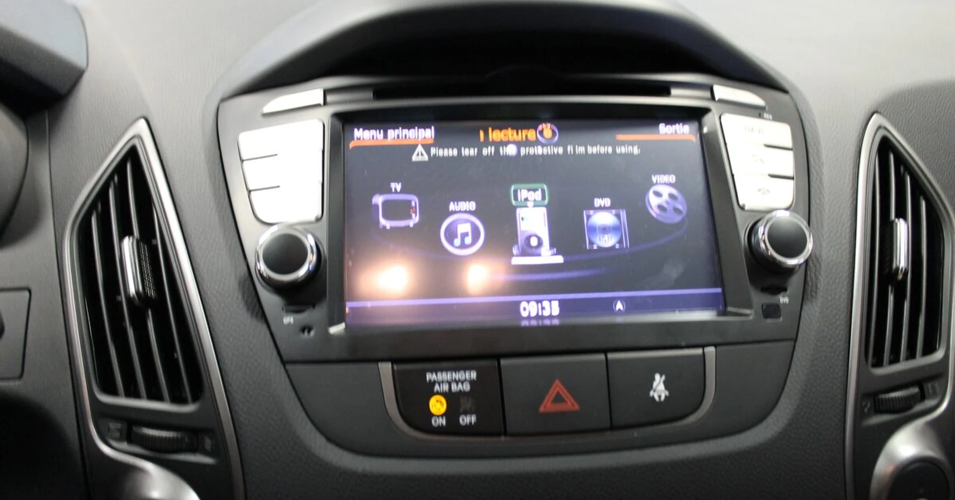 Autoradio GPS et caméra de recul sur Hyundai ix35