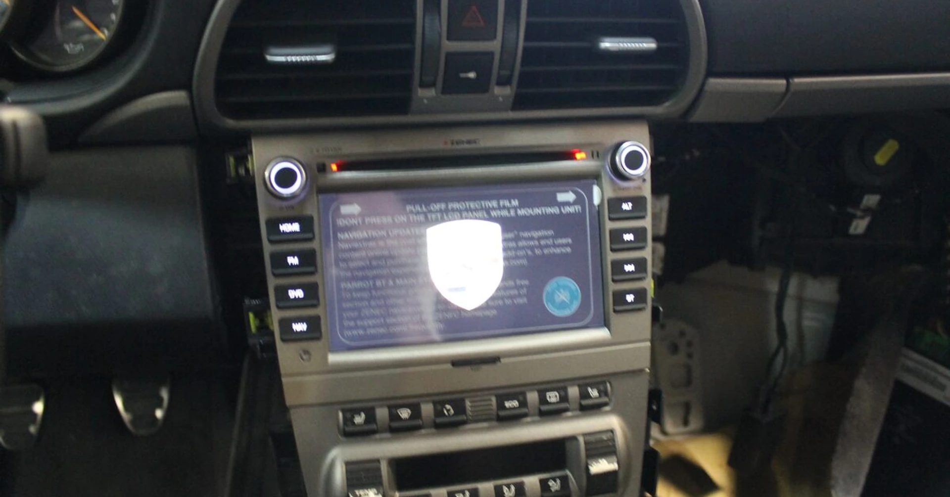 Porsche GT3 : autoradio GPS, BLAM Relax 200 RS et ampli