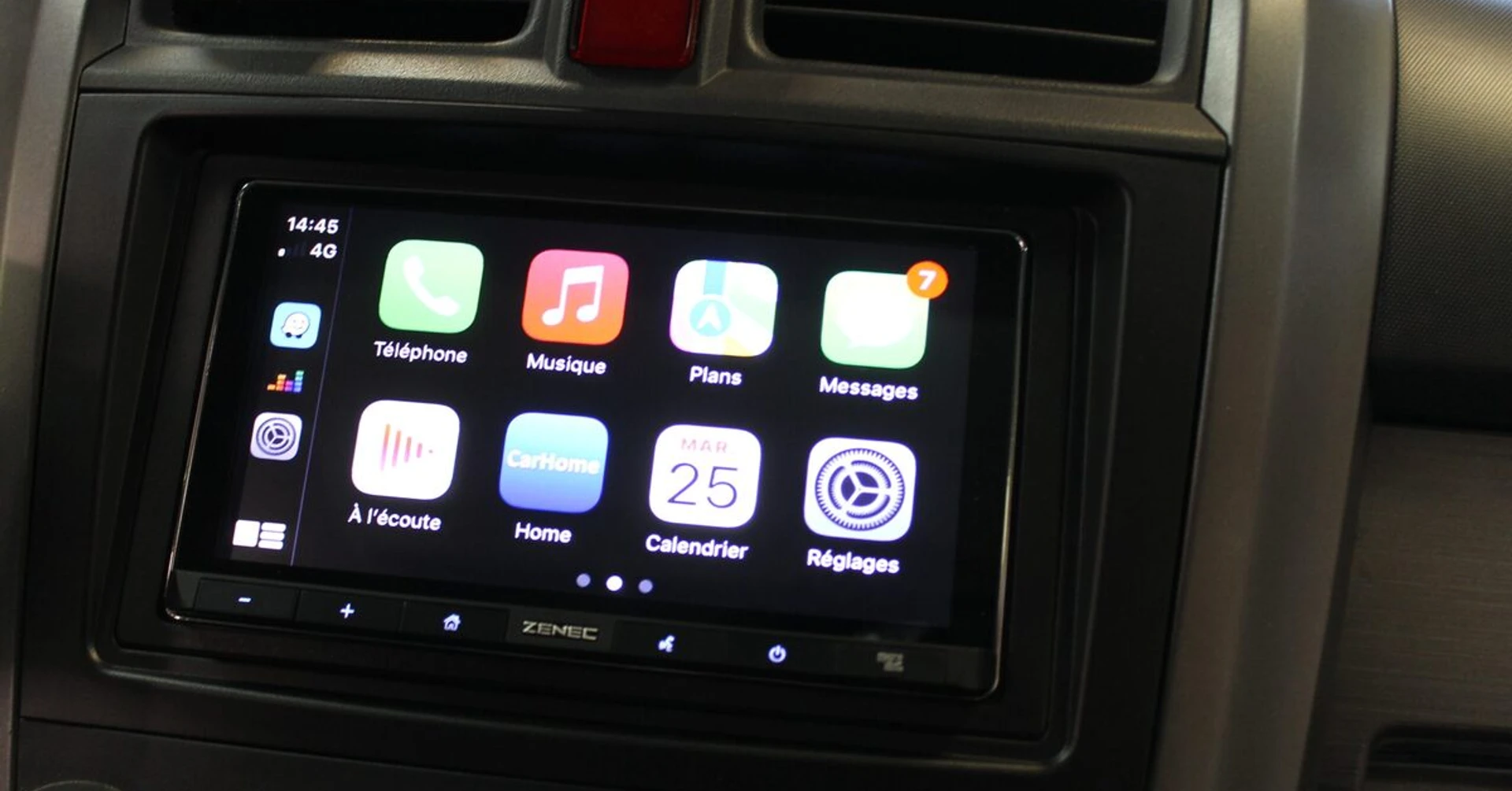 Honda CR-V : autoradio CarPlay Zenec, caméra d'origine