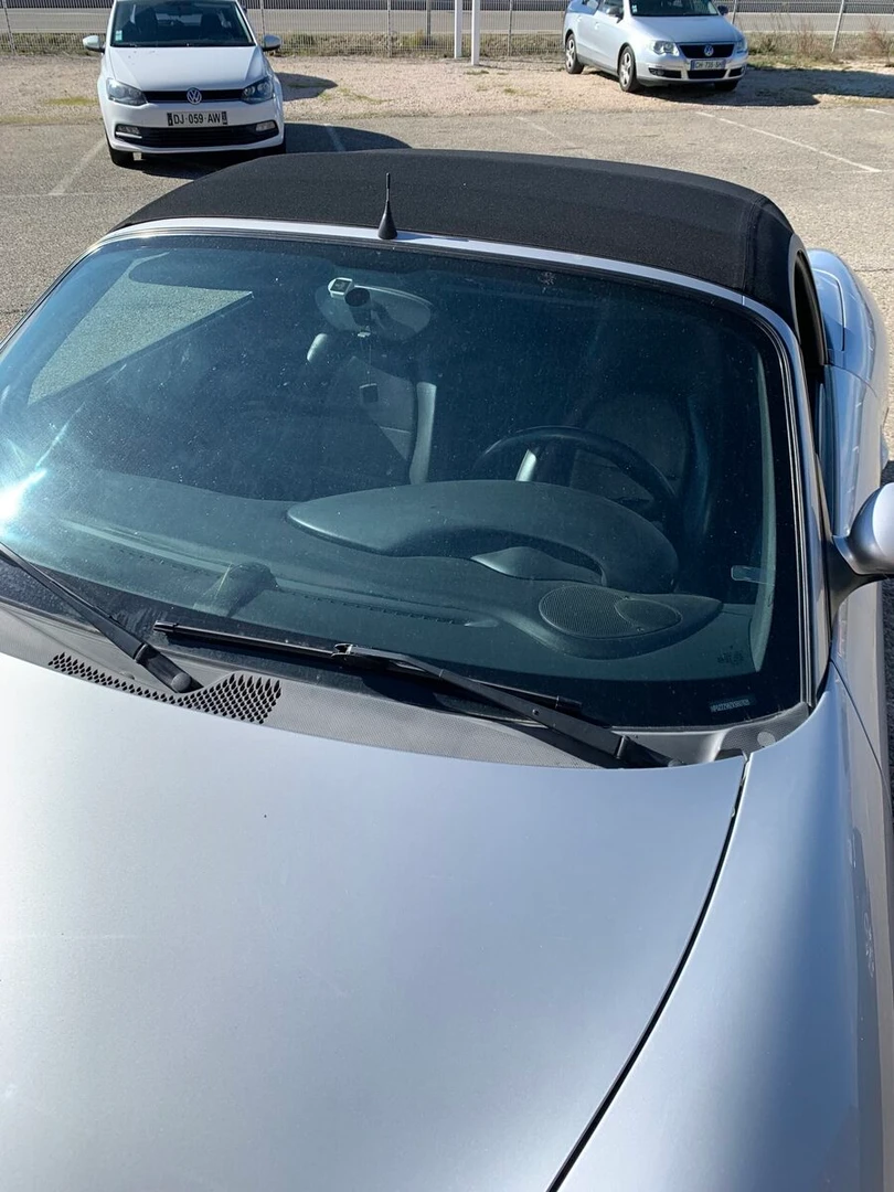 Porsche Boxster : nouvelle capote en alpaga noir