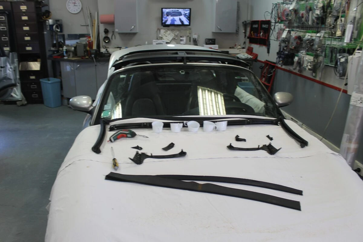 Porsche Boxster : nouvelle capote en alpaga noir