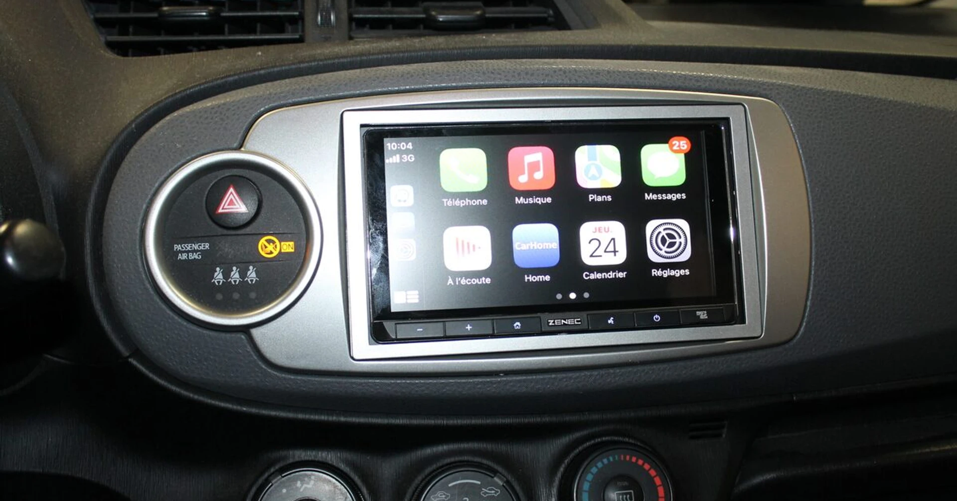 Toyota Yaris : autoradio CarPlay et Android Auto