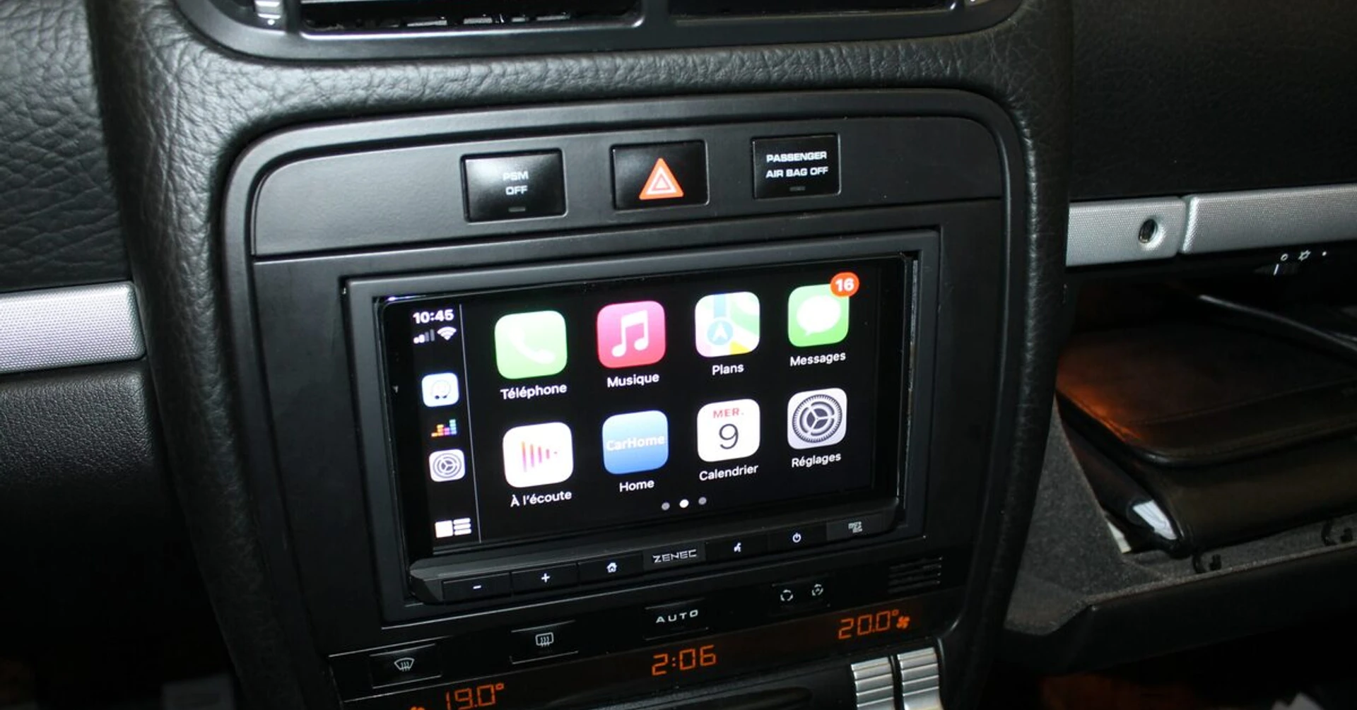 Porsche Cayenne : autoradio CarPlay et Android Auto