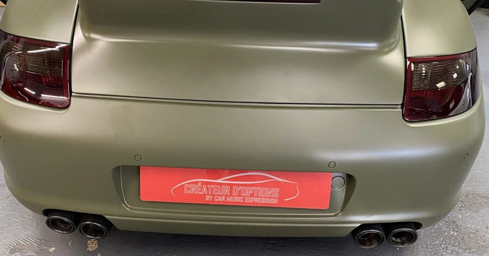 Porsche 997 : haut-parleurs BLAM et Kenwood DNX5190DABS